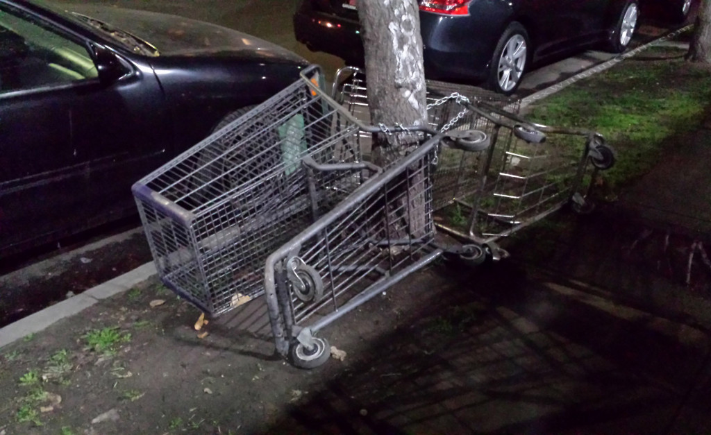 Shopping Cart Chained 4