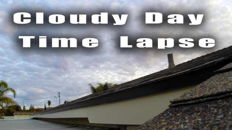 Cloudy Day Time Lapse