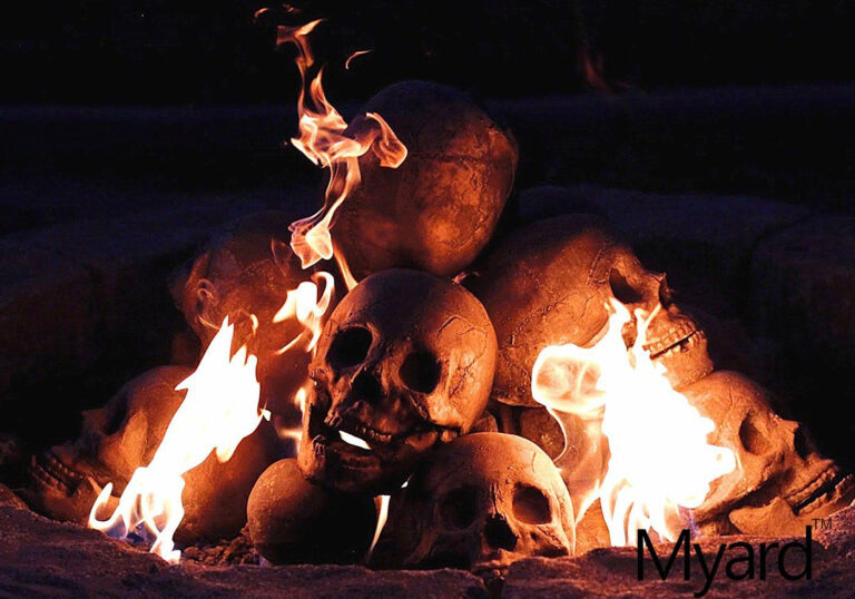 Human Skulls for Your Fire Pit
